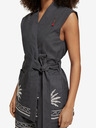 Scotch & Soda Vestă din in gri pentru femei Scotch & Soda