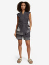 Scotch & Soda Vestă din in gri pentru femei Scotch & Soda