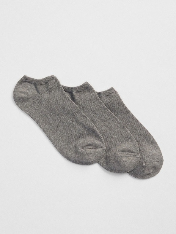 GAP Set de 3 perechi de șosete Gri
