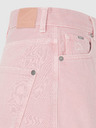 Pepe Jeans Pantaloni scurți din denim roz pentru femei Pepe Jeans
