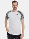 Sam 73 Tricou gri și alb pentru bărbați SAM 73