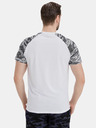 Sam 73 Tricou gri și alb pentru bărbați SAM 73