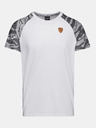 Sam 73 Tricou gri și alb pentru bărbați SAM 73