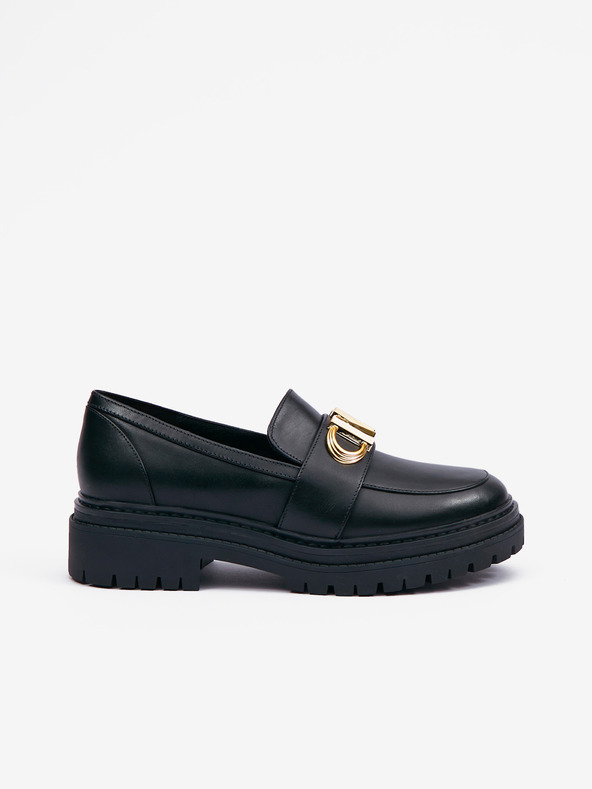 Michael Kors Mocasini din piele Michael Kors Parker Lug negri, damă