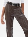 GAP Pantaloni din piele ecologică Loose GAP