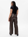 GAP Pantaloni din piele ecologică Loose GAP