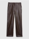 GAP Pantaloni din piele ecologică Loose GAP