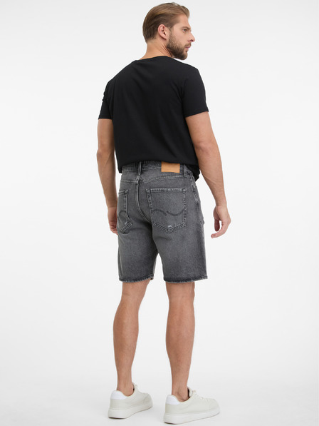 Jack & Jones Pantaloni scurți din denim Jack & Jones Tony gri închis pentru bărbați