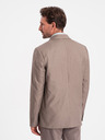 Ombre Clothing Blazer bărbătesc bej Ombre Clothing