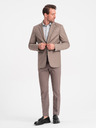 Ombre Clothing Blazer bărbătesc bej Ombre Clothing