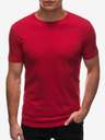 Edoti Tricou de bază roșu pentru bărbați Edoti