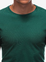 Edoti Tricou de bază verde pentru bărbați Edoti