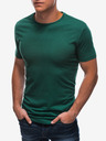 Edoti Tricou de bază verde pentru bărbați Edoti