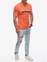 Edoti Tricou portocaliu pentru bărbați Edoti