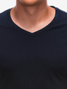 Edoti Tricou basic albastru închis pentru bărbați Edoti