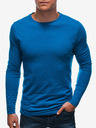 Edoti Tricou de bază albastru pentru bărbați Edoti