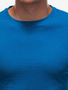 Edoti Tricou de bază albastru pentru bărbați Edoti