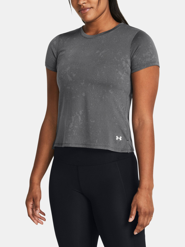 Under Armour UA Launch Splatter SS Tricou Gri