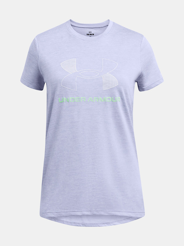 Under Armour UA Tech BL Twist SS Tricou pentru copii Violet
