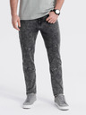 Ombre Clothing Blugi slim fit gri pentru bărbați Ombre Clothing