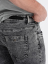 Ombre Clothing Blugi slim fit gri pentru bărbați Ombre Clothing
