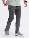 Ombre Clothing Blugi slim fit gri pentru bărbați Ombre Clothing