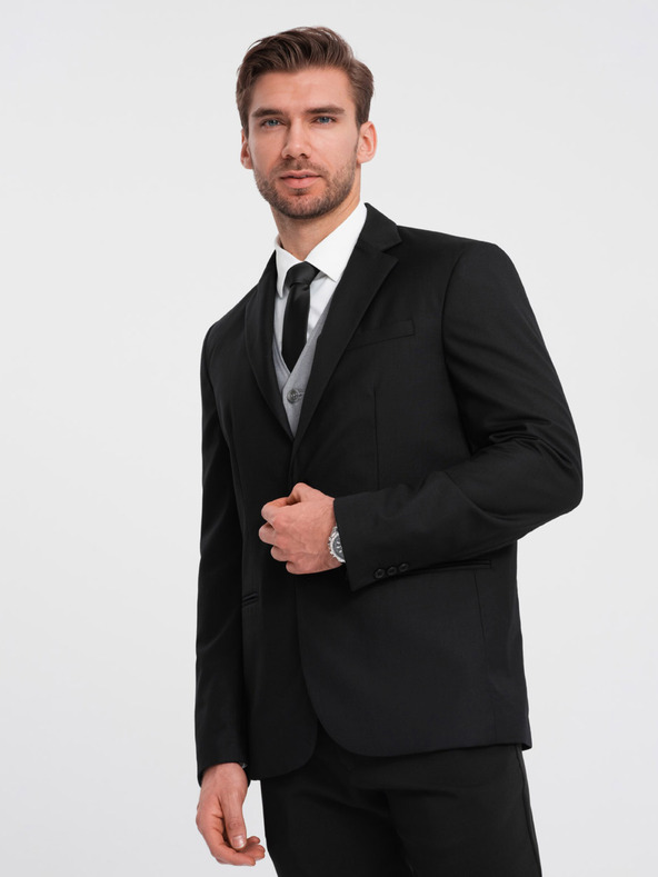 Ombre Clothing Sacou Negru