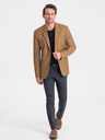 Ombre Clothing Jachetă pentru bărbați Light Brown Ombre Clothing