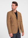 Ombre Clothing Jachetă pentru bărbați Light Brown Ombre Clothing
