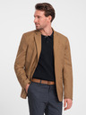 Ombre Clothing Jachetă pentru bărbați Light Brown Ombre Clothing