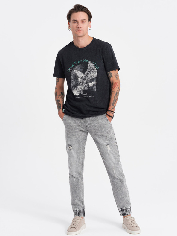 Ombre Clothing Jeans Gri