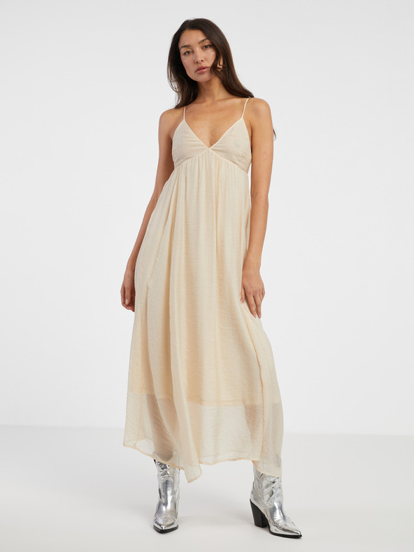 ONLY Rochie maxi bej pentru femei ONLY Phoenix