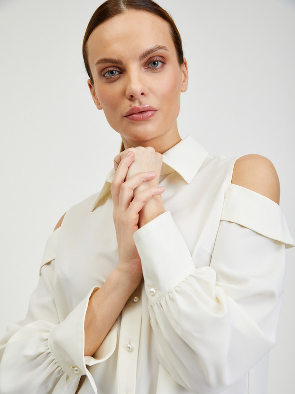 Orsay Bluză de damă albă ORSAY