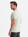 Ombre Clothing Tricou cu model pentru bărbați verde deschis Îmbrăcăminte Ombre