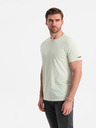 Ombre Clothing Tricou cu model pentru bărbați verde deschis Îmbrăcăminte Ombre