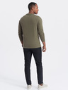 Ombre Clothing Tricou basic kaki pentru bărbați Ombre Clothing