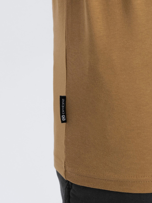 Ombre Clothing Cămașă de bază pentru bărbați muștar Ombre Clothing