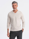 Ombre Clothing Tricou de bază bej pentru bărbați Ombre Clothing
