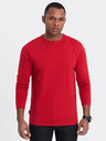 Ombre Clothing Tricou de bază roșu pentru bărbați Ombre Clothing