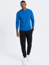 Ombre Clothing Cămașă de bază albastră pentru bărbați Ombre Clothing