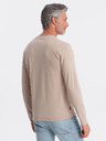 Ombre Clothing Tricou de bază bej pentru bărbați Ombre Clothing