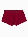 Ombre Clothing Set de trei boxeri bărbătești în culorile gri, burgundy și negru Ombre Clothing
