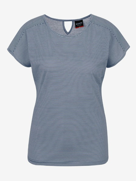 Sam 73 Tricou de bază cu dungi albastre pentru femei SAM 73 Celeste