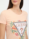 Guess Triangle Flowers Tricou