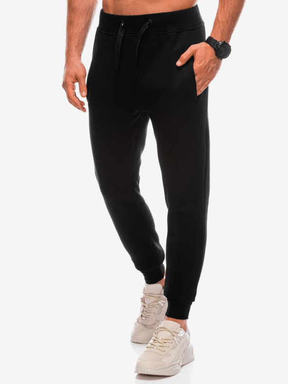 Edoti Pantaloni de trening Negru