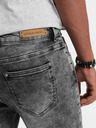 Ombre Clothing Blugi slim fit gri pentru bărbați Ombre Clothing