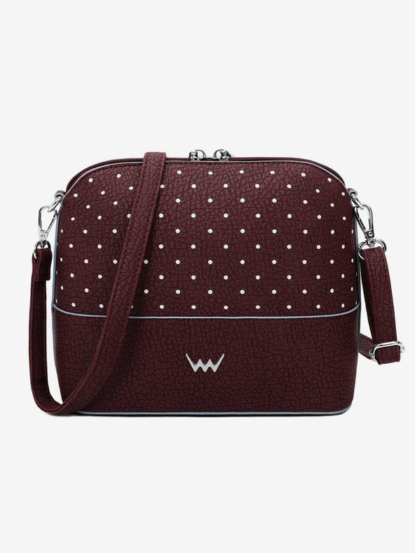 Vuch Cara Dotty Wine Geantă de cruce Roșu
