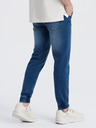 Ombre Clothing Blugi slim fit albastru închis pentru bărbați Ombre Clothing