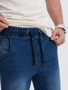 Ombre Clothing Blugi slim fit albastru închis pentru bărbați Ombre Clothing