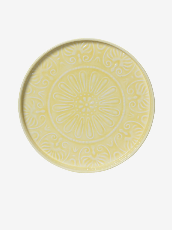 Kaemingk Tavă decorativă galbenă Kaemingk